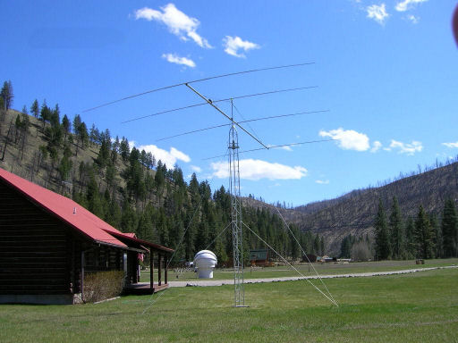 Figure 9. Yagi with clamshell dome in the background